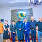 Gov Inuwa with chinese investors in Gombe