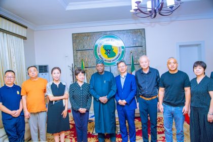 Gov Inuwa with chinese investors in Gombe