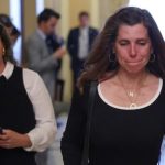 a picture of Nancy Mace walking out of the US Capitol in Washington, DC, on Sept. 2, 2025, with fellow lawmaker