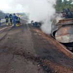 burnt petrol tanker