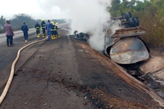 burnt petrol tanker