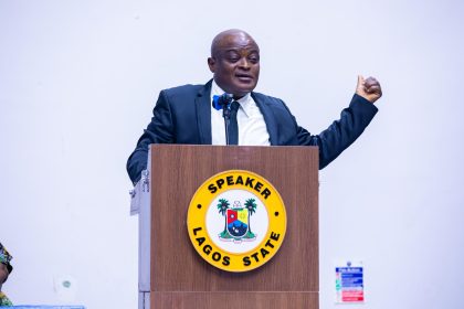 Speaker of the Lagos State House of Assembly, Rt. Hon. Mudashiru Obasa