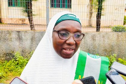 the newly elected president of the women medical doctor's association, Hajiya Zainab Kwaru Idris