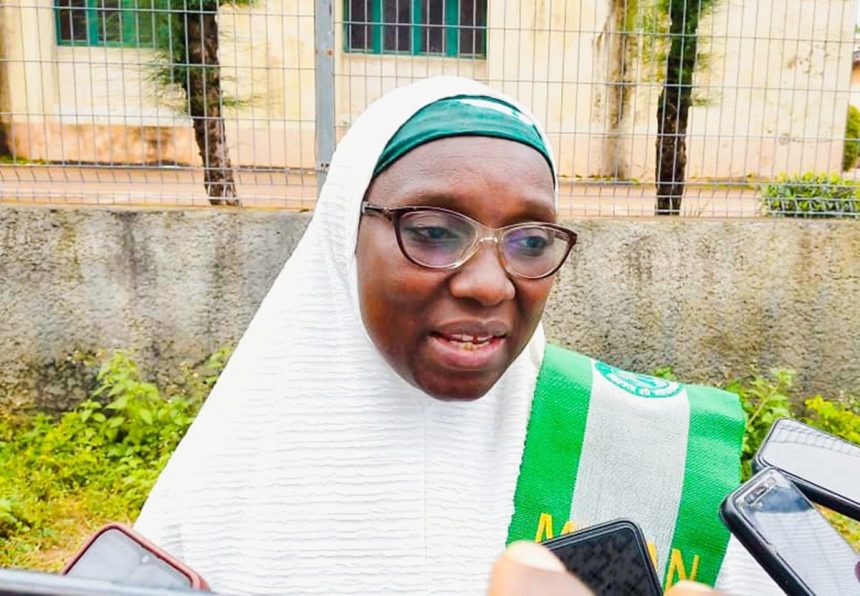 the newly elected president of the women medical doctor's association, Hajiya Zainab Kwaru Idris