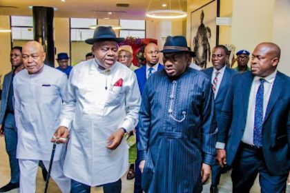 Goodluck Ebele Jonathan and Governor Duoye Diri