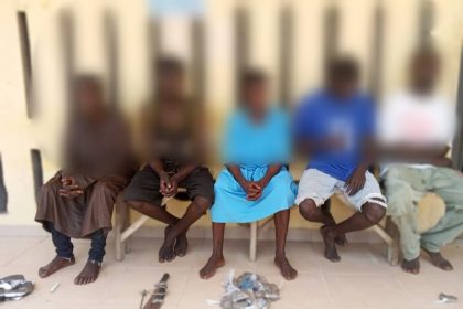Suspects arrested by Police in Niger
