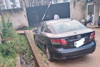 Stolen car recovered by Police in Lagos