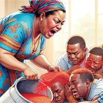 Wife pours pepper on husband and friends My wife accused me of