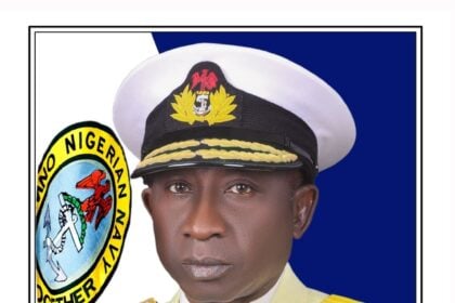 The Chief of Naval Staff (CNS), Vice Admiral Idi Abbas