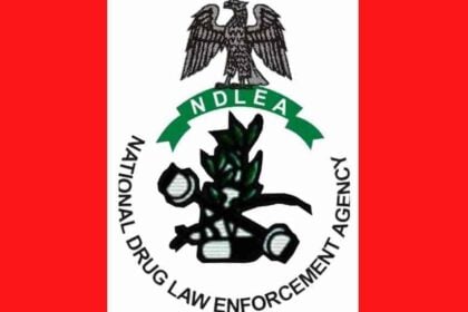 NDLEA arrests woman logo of NDLEA
