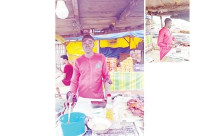 Abubakar and his suya stand