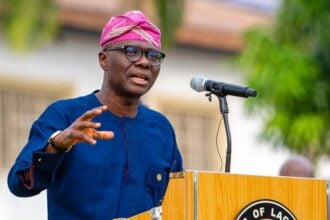 Babajide Sanwo-Olu talking Babajide Sanwo-Olu, unpaid tax