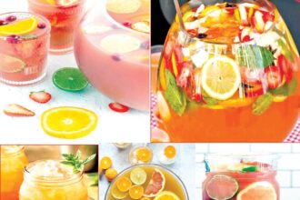 homemade fruit punch