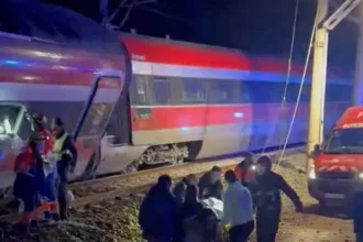Train collision in Spain