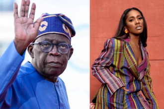Reactions as Tiwa Savage brags about being Tinubu’s neighbour