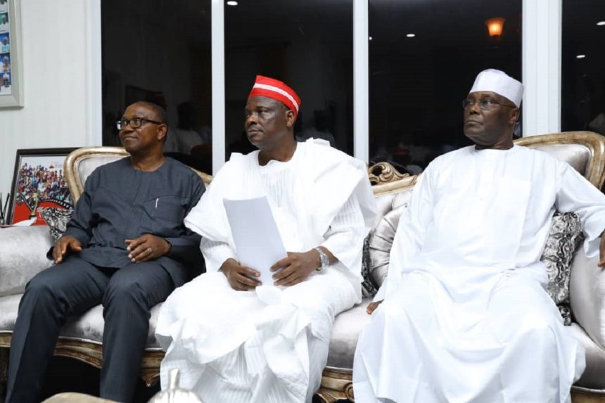 Atiku, Kwankwaso and Obi