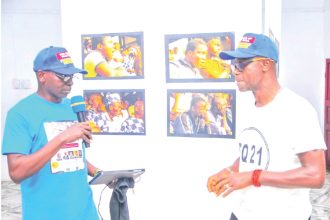 Ademola Bamigbelu (left) with Mutiu Adepoju