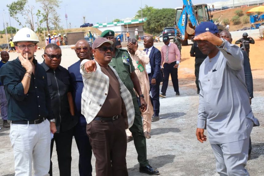 Wike inspecting project