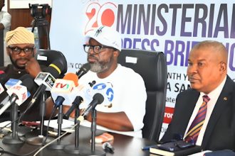 Commissioner for Transportation, Mr Oluwaseun Osiyemi, speaking on Monday during the 2025 Ministerial Press Briefing held in Alausa to mark the second-term seventh anniversary of the administration of Governor Babajide Sanwo-Olu.