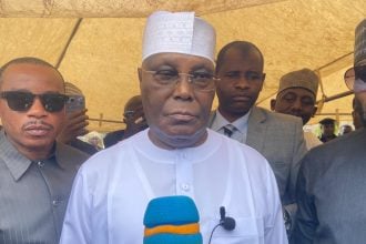 Atiku after voting ADC primary