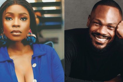 'We only kiss in movies,' Bolaji Ogunmola dismisses romance with Daniel Etim Effiong
