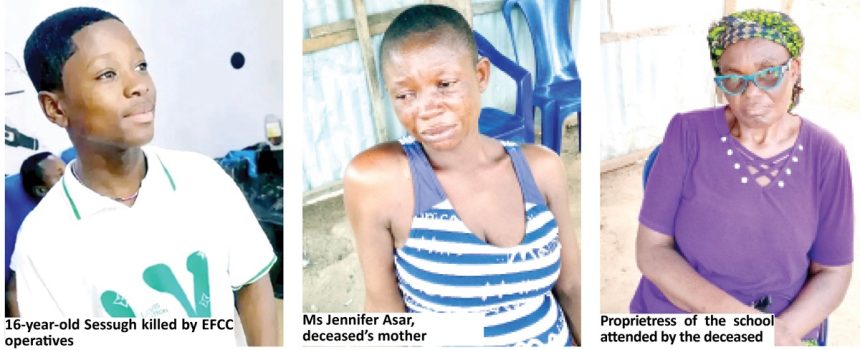 boy killed by EFCC operatives