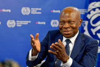 The Director-General of the International Labour Organisation (ILO), Gilbert F. Houngbo