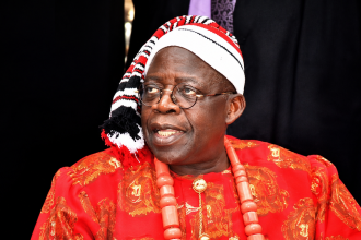 President Tinubu fully dressed in Igbo regalia