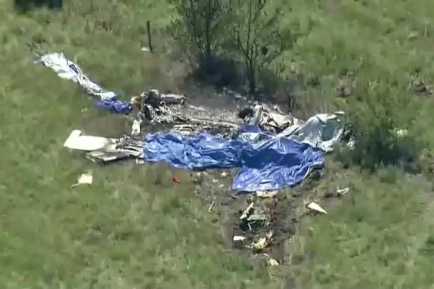 US plane crash