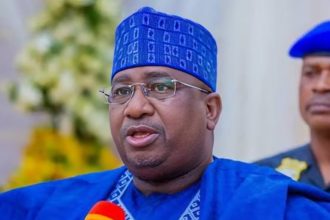 Governor Nasir Idris of Kebbi talking Nasir Idris