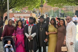 Jonathan son graduates