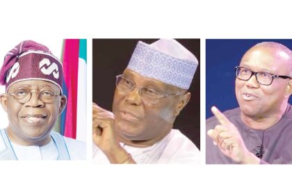 Tinubu, Atiku and Peter Obi