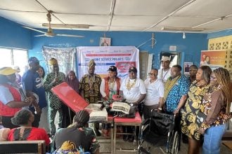 Rotary club at Apata General Hospital