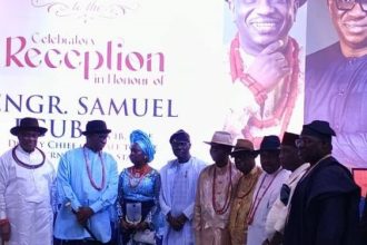 Sanwo-Olu with Isoko elites
