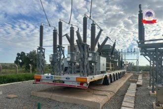 Mobile Power Transformer at its Damaturu 132/33kV Transmission Substation in Yobe State.
