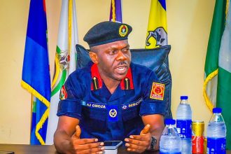 the Commander of the NSCDC Mining Marshals, John Onoja Attah