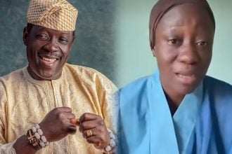 Nollywood actor Ogogo and daughtet crying over cancer
