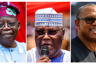 Tinubu, Atiku, Peter Obi