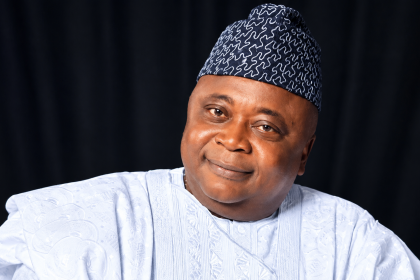 Ogun PDP gubernatorial candidate, Oladipupo Adebutu smiling