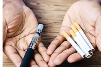 Between smoking and vaping