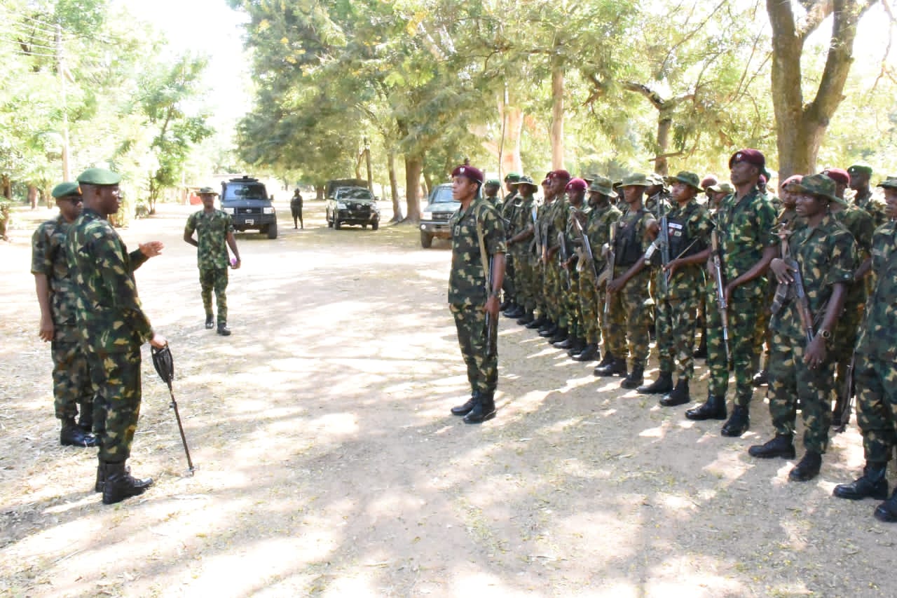 GOC 1 Division undertakes operational visit to newly established army units in Kano