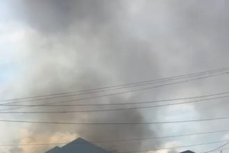 Tanker fire