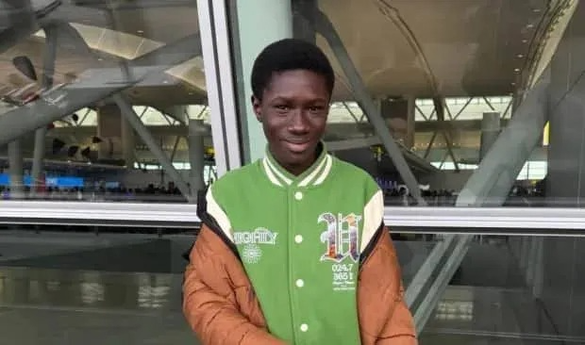 15-year-old Ghanaian boy, Javits Frimpong