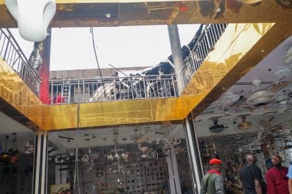 Fire guts electronics mall in Kogi