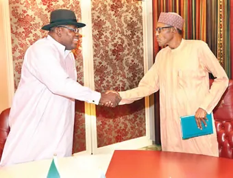 Force can’t quell N/Delta problem, Dickson insists •Meets Buhari in Aso Rock
