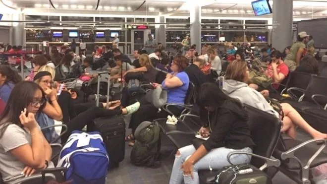 Delta: Thousands of passengers stranded by power cut