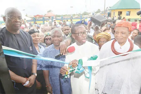 Security: DESOPADEC  completes police building project in Delta