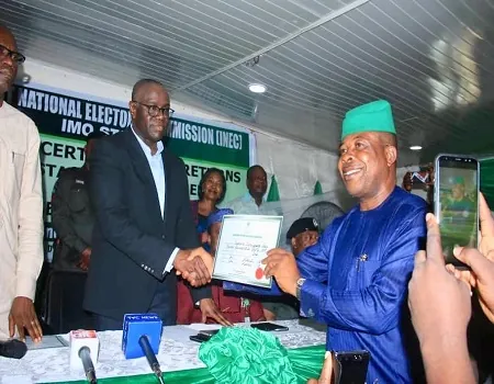 Imo State Governor-elect, Hon. Emeka Ihedioha