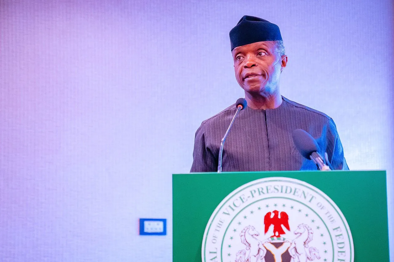 There are world class experts here, we must build local capacity – Osinbajo