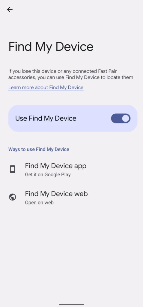 Find my device